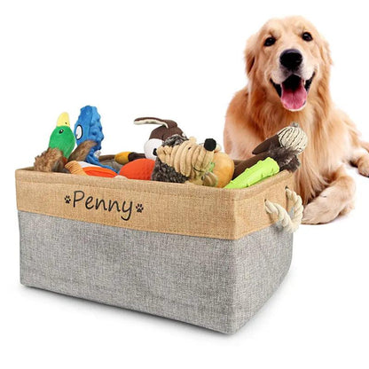 Personalised Dog Toy Box | Customise Your Dog Toy Box - Bark & Bones