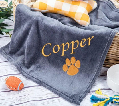 Personalised Embroidered Dog Blanket | Personalised Gifts for Pet Owners | By Bark & Bones - Bark & Bones