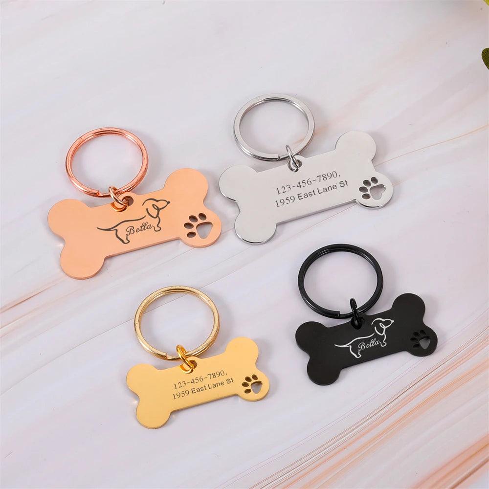 Personalised Dog Tag | Custom Engraved ID Tags for Your Pet - Bark & Bones