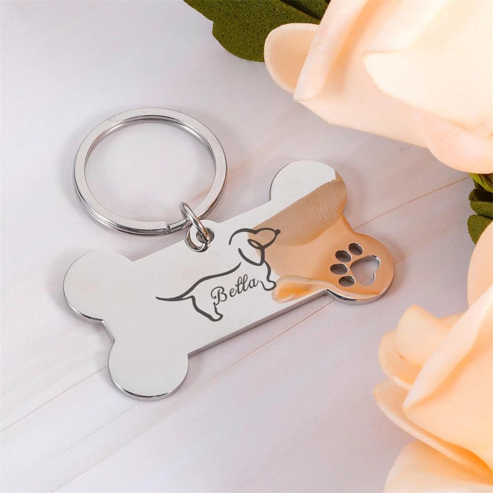 Personalised Dog Tag | Custom Engraved ID Tags for Your Pet - Bark & Bones