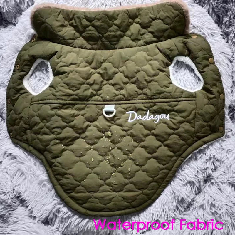 Waterproof Fleece Dog Jacket | Winter Warmth for All Breeds