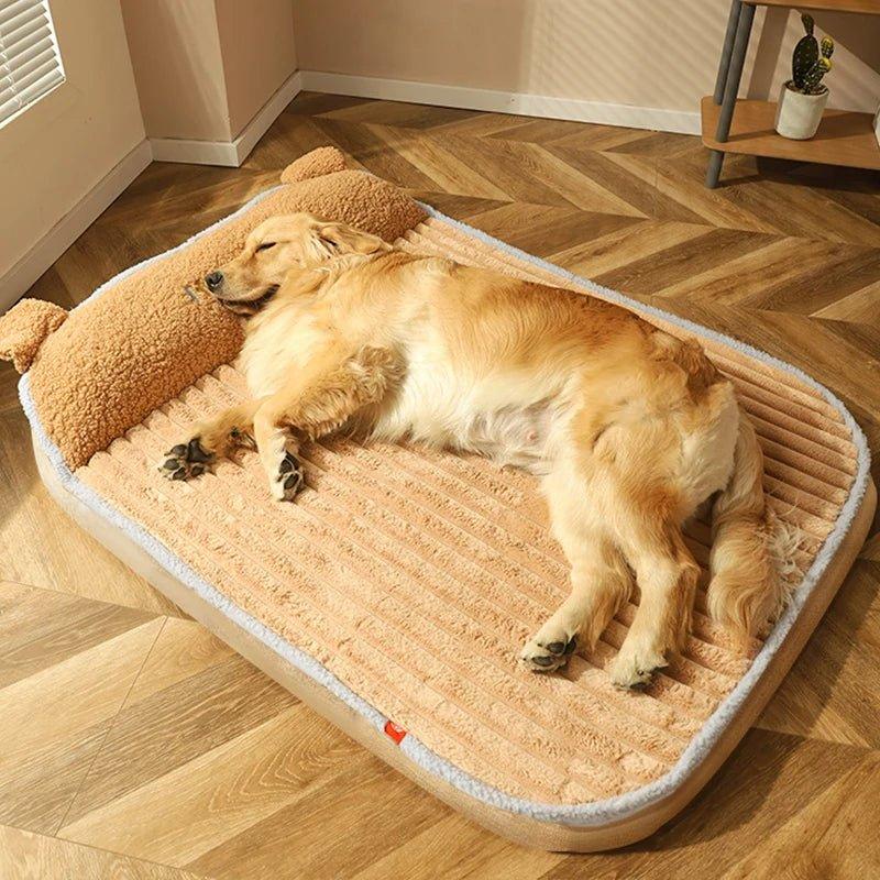 Winter Warmer Calming Dog Bed for Large Breeds | By Coco Ban - My Store