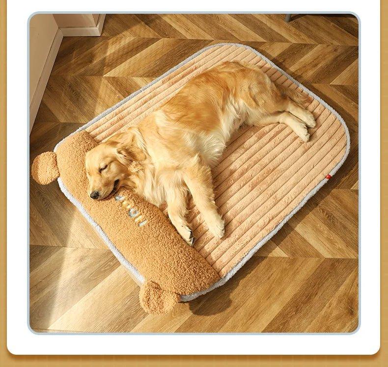 Winter Warmer Calming Dog Bed for Large Breeds | By Coco Ban - My Store